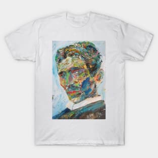 NIKOLA TESLA oil portrait T-Shirt